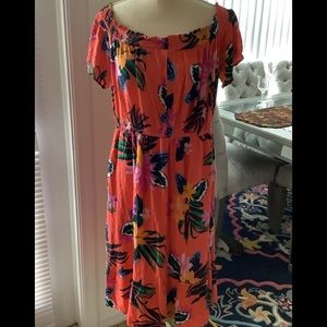 Off the shoulder floral dress